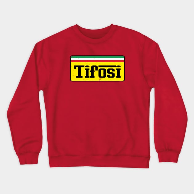 Tifosi - Italian Flag Crewneck Sweatshirt by funkymonkeytees